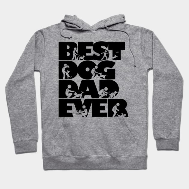 Best Dog Dad Ever Cool Gift Hoodie by Essinet